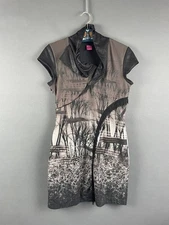 Save The Queen Womens Sheath Dress Size L Multicolor Cap Sleeve Pullover