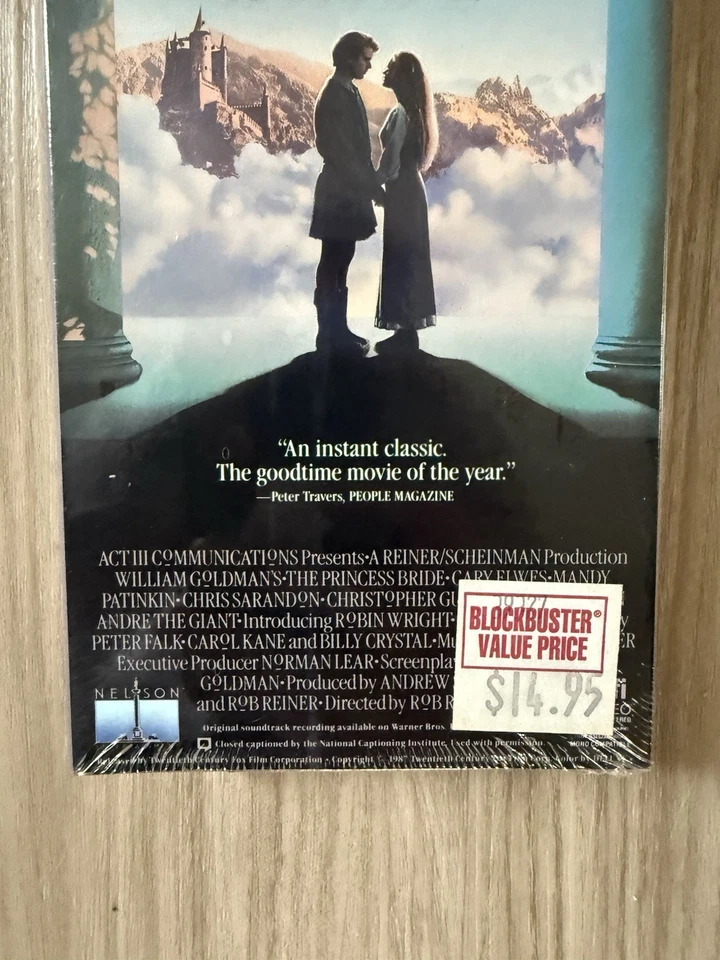 SEALED The Princess Bride (VHS, 1994, New Line Home Video/Nelson) Watermark - Image 2 of 4