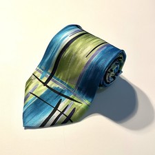 Vintage 2004 J. Garcia 100 Silk Necktie Space Containers Collection Men Tie