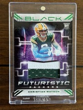 2022 Panini Black Futuristic Copper /25 Christian Watson #FUT-CWA