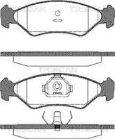 Triscan Bremsbelagsatz, Scheibenbremse 8110 16918 FüR Ford