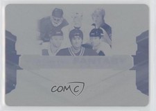 2019-20 Leaf ITG Used Printing Plate Cyan Front 1/1 Vladislav Tretiak HOF qf8