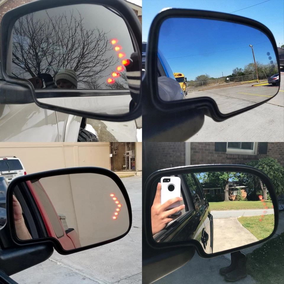 Espejo retrovisor térmico de vidrio H para Cadillac GMC Chevy 2003-2007 lateral derecho Foto 4 de 4