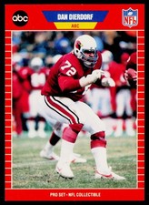 1989 Pro Set Football Announcer Set - Dan Dierdorf #1