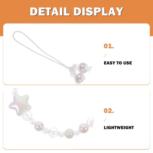 Bear Mobile Phone Chain Lanyard Beads Strap Miss Handmade Cellphone - 第 10/12 張圖片