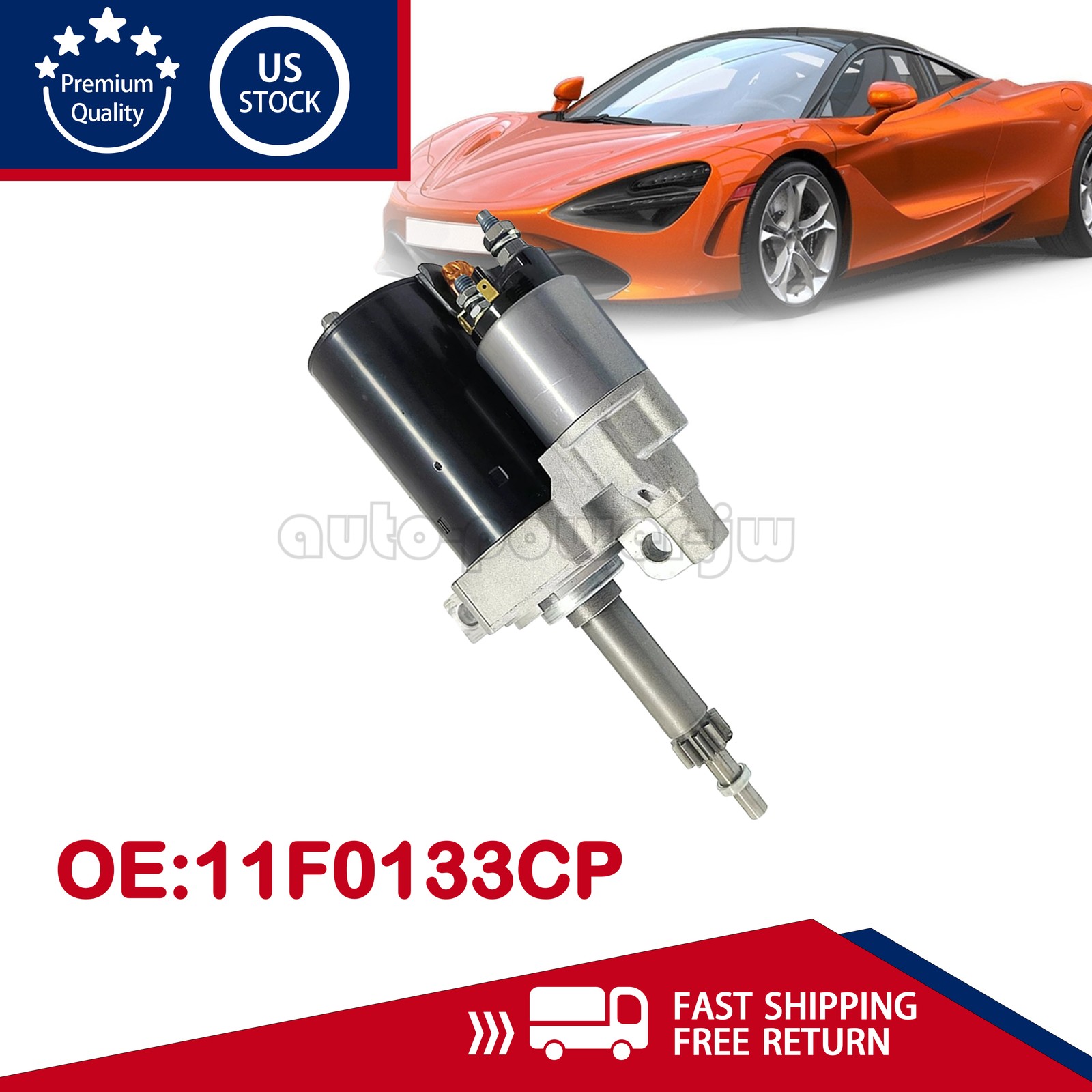 For McLaren 650 570S 720S MP4 3.8L V8 M838T M840T Engine Starter Motor 11F0133CP