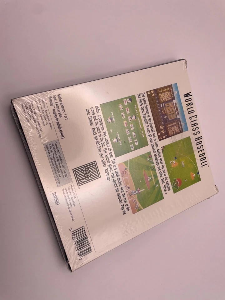 World Class Baseball (TurboGrafx-16, 1989) *Sealed* Brand New vintage video game - Image 3 of 4