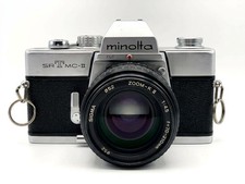 Minolta SRT MC-II Kit Objectif Sigma 70-210mm f/4.5 SLR 35mm Silber Bon état
