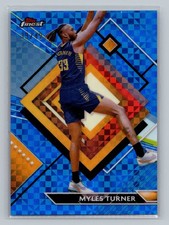 2023-2024 Topps Finest Myles Turner Blue Checkerboard Refractor #221  /49