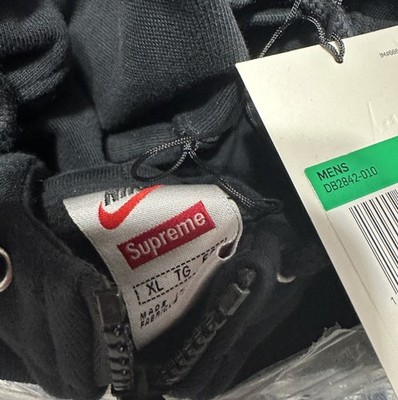 2021 Supreme x Nike Collab Half Zip Up Hoodie Snakeskin Nike Logo