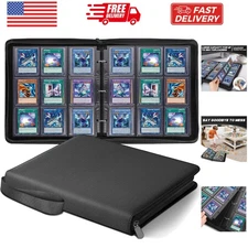 Toploader Binder, Holds 3”x4” Toploaders Top Loader Card Storage Case, 360 Po...