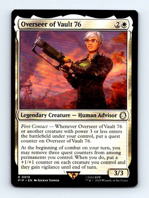 #19 2024 Fallout PIP ) Overseer of Vault 76 Commander RARE