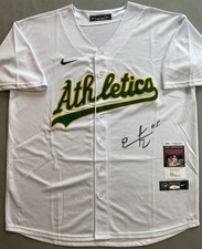 ESTEURY RUIZ AUTOGRAPH HOME WHITE ATHLETICS NIKE JERSEY JSA CD81249