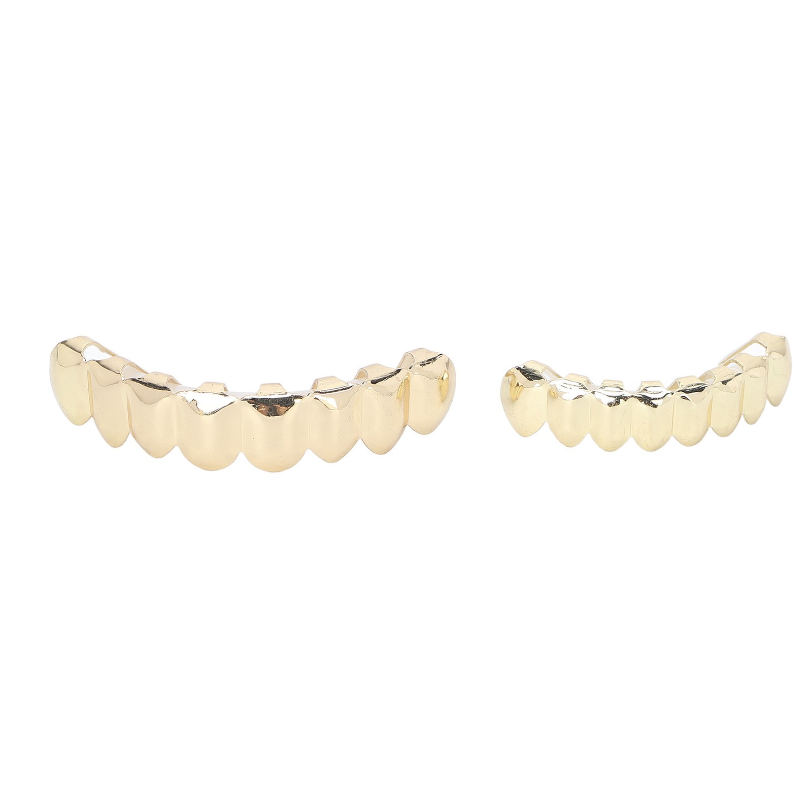 Hip Hop Teeth Brace Stylish Alloy Golden Teeth For Halloween Party Trending