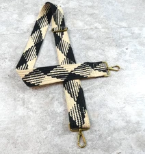 Southwestern Bag Strap Back Cream Breaded Western Purse Accessory Adjustable