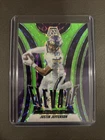 2025 Panini Mosaic Football Green Fluorescent Justin Jefferson #13