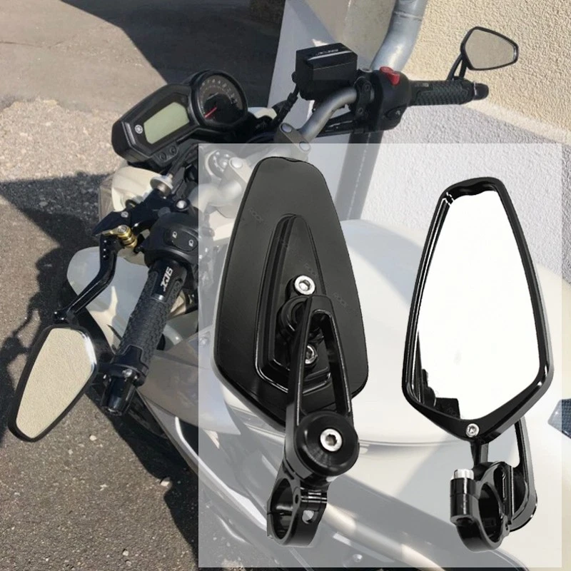 Espejos retrovisores laterales deportivos para Kawasaki Vulcan S 650 EN650 Foto 2 de 4