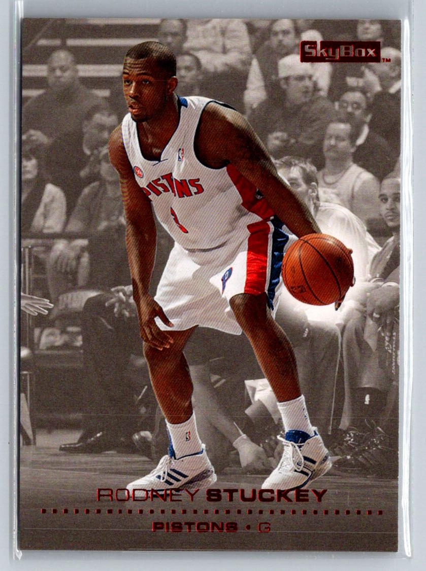 Rodney Stuckey 2008-09 Skybox Ruby SP /50 #43 Detroit Pistons 