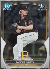 2023 Bowman Draft #BDC-131 Zander Mueth Chrome Baseball EX