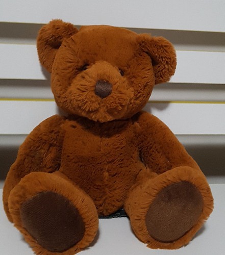 RUSS BERRIE WESTIN TEDDY BEAR PLUSH TOY SOFT TOY 20CM TALL
