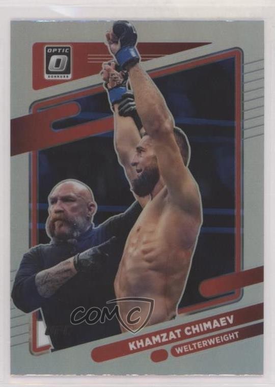 2022 Panini Donruss Optic UFC Holo Prizm Khamzat Chimaev #72 0wp8