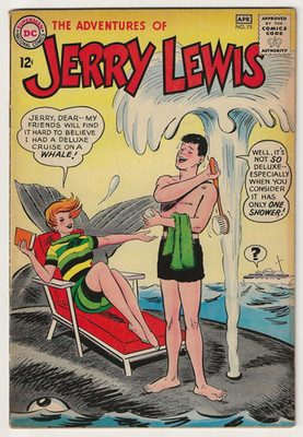 The Adventures of  Jerry Lewis # 75 (4.5) 4/1963 D.C. 12c Silver-Age On a Whale!