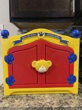 Build a Bear Bear armoire Closet Wardrobe Fashion Case Yellow and Red BAB Blue