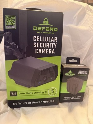 NEW Tactacam Defend Gen 1 Cellular Security Camera + OEM Rechargeable Battery