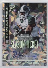 2015 Contenders Draft Picks Cracked Ice Ticket 3/23 Jeremy Langford Auto 0af