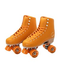 C SEVEN C7skates Cute Roller Skates   Carrot Orange, Women's 8 / Men's 7