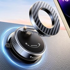 2026 Upgraded Vacuum Magnetic Phone Holder for Car 89LB Vacuum Suction 2400GF S