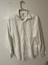 Calvin Klein Shirt Slim Fit Non Iron Slim Fit Performance 16.5 White
