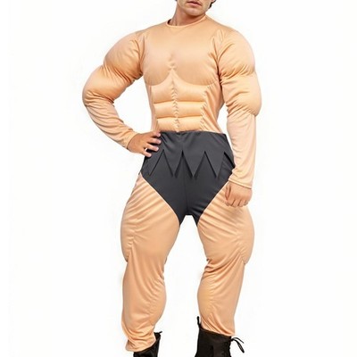 Muskel-Overall für Herren, Body für Auftritte, Partys, Geburtstage