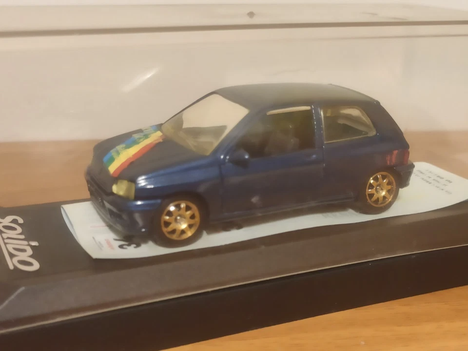 Renault Clio Williams Gruppo N Solido 1:43 Con Decals Modellino Die Cast - Immagine 4 di 4