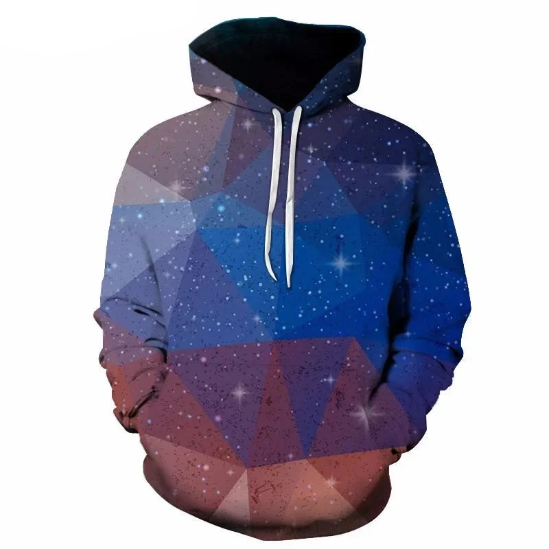 Geometric Space Art Hoodie Men&Woman S-5XL