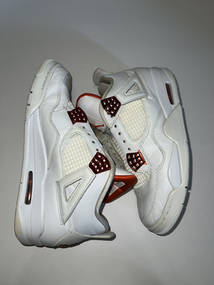 Size 8.5 - Air Jordan 4 Retro Orange Metallic 193658231725| eBay