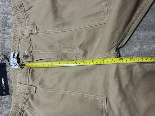 Fashion Nova Tall Size 11 Khaki Cargo Carpenter Pants NWT Tan Utility Style - Picture 19 of 20