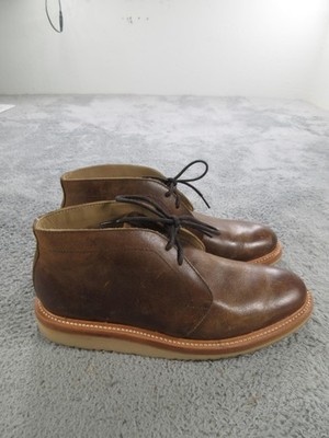 Rhodes Chukka Boots Mens Size 8.5 Brown Leather Crepe Sole Casual Ankle 65294