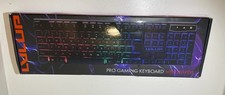 LVLUP Pro Gaming Keyboard With LED Keys . NEW