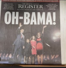 The Orange County Register 11/05/2008 Historic "Oh-Bama" Election (Full Paper)