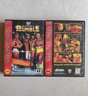 WWF ROYAL RUMBLE & WWF RAW LOT SEGA GENESIS COMPLETE IN BOX VERY GOOD CONDITION