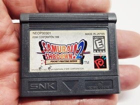 Samurai Shodown 2 II Neo Geo Pocket Color Cart Only USA Authentic Tested 