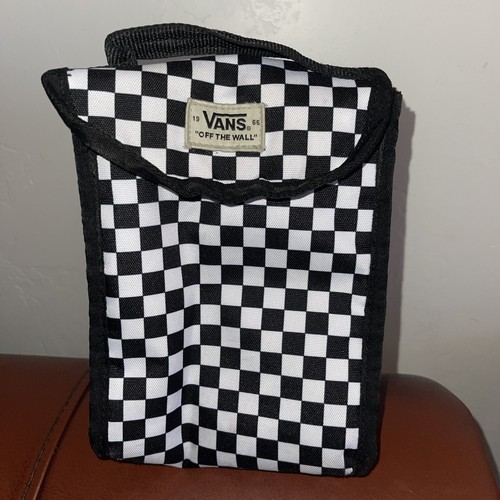 Vans Old Skool Lunch Pack Bag B/W Checkered 10” X 7” Insulated - Picture 11 of 11