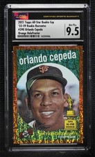 2021 All-Star Rookie Cup Orange Holofractor 16/25 Orlando Cepeda CSG 9.5 0h1g