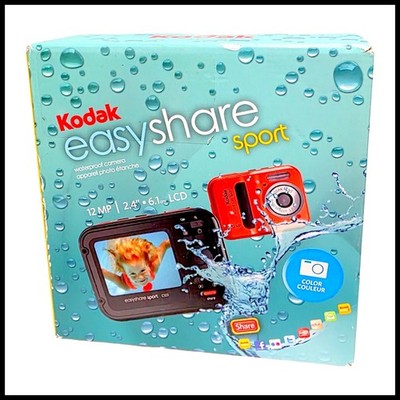 Kodak EasyShare Sport C123 Blue Waterproof Digital Camera 12.0 MP New Sealed