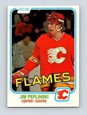 1981-82 O-Pee-Chee #49 Jim Peplinski Calgary Flames Rookie