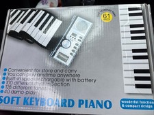 Lujex Soft Flexible 61 Key Roll Up Piano Keyboard Digital Electronic 61 MIDI