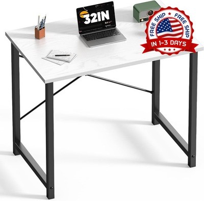 Escritorio computadora oficina ochenta y un cm estilo moderno estudio blanco