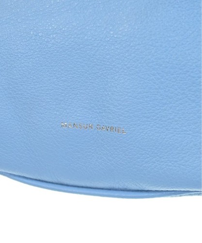 Mansur Gavriel Women’s Leather Shoulder Bag Aqua Blue Excellent Used Italy - Picture 4 of 6