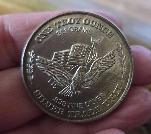 1981 U.S. Assay Office San Francisco 1 Oz .999 Silver Bullion Round